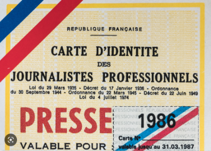 Carte De Presse 34 043 Journalistes Professionnels Ont B n fici En 
